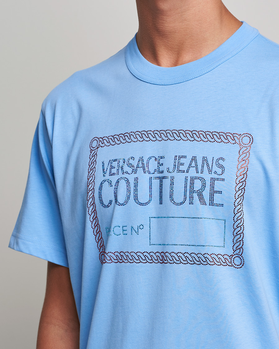 Versace Jeans Couture Piece Nr T-Shirt Sky Blue at CareOfCarl.com