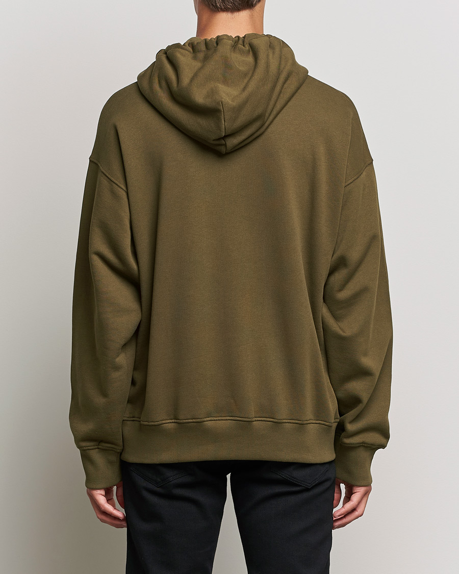 Men | Sweaters & Knitwear | Versace Jeans Couture | Logo Fluo Hoodie Army