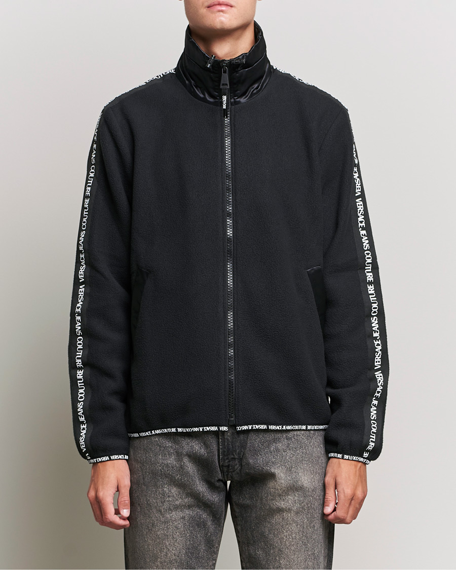 Versace Jeans Couture Tape Logo Full Zip Black at CareOfCarl.com