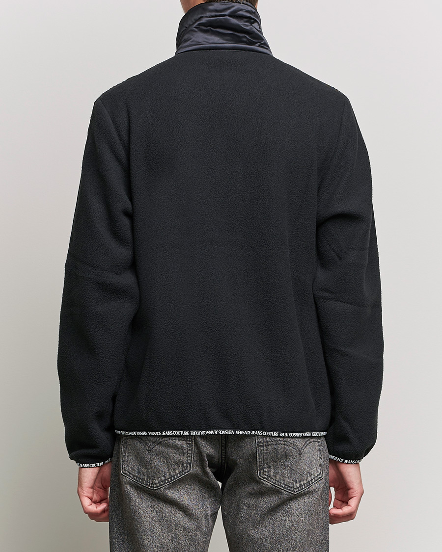 Men | Sweaters & Knitwear | Versace Jeans Couture | Tape Logo Full Zip Black