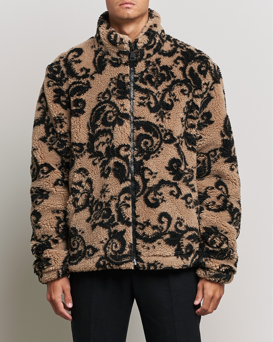 Versace Jeans Couture Teddy Jacquard Jacket Tortora at CareOfCarl.com