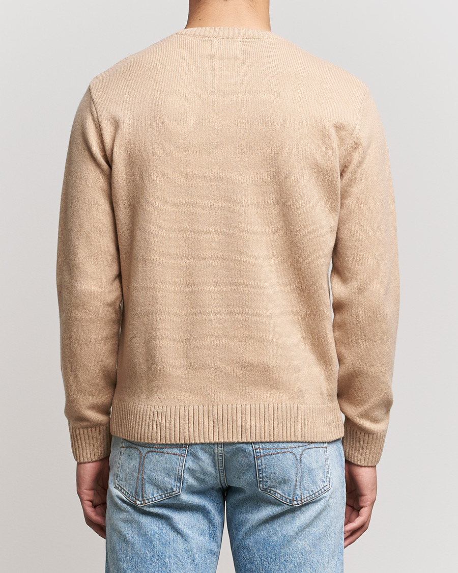 Men | Sweaters & Knitwear | Colorful Standard | Classic Merino Wool Crew Neck Honey Beige