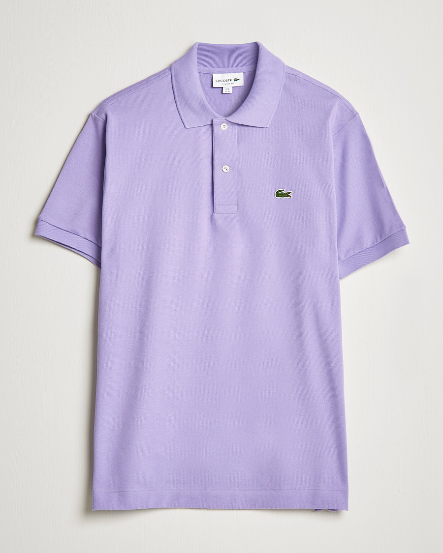 Men | Short Sleeve Polo Shirts | Lacoste | Original Polo Piké Neva Purple