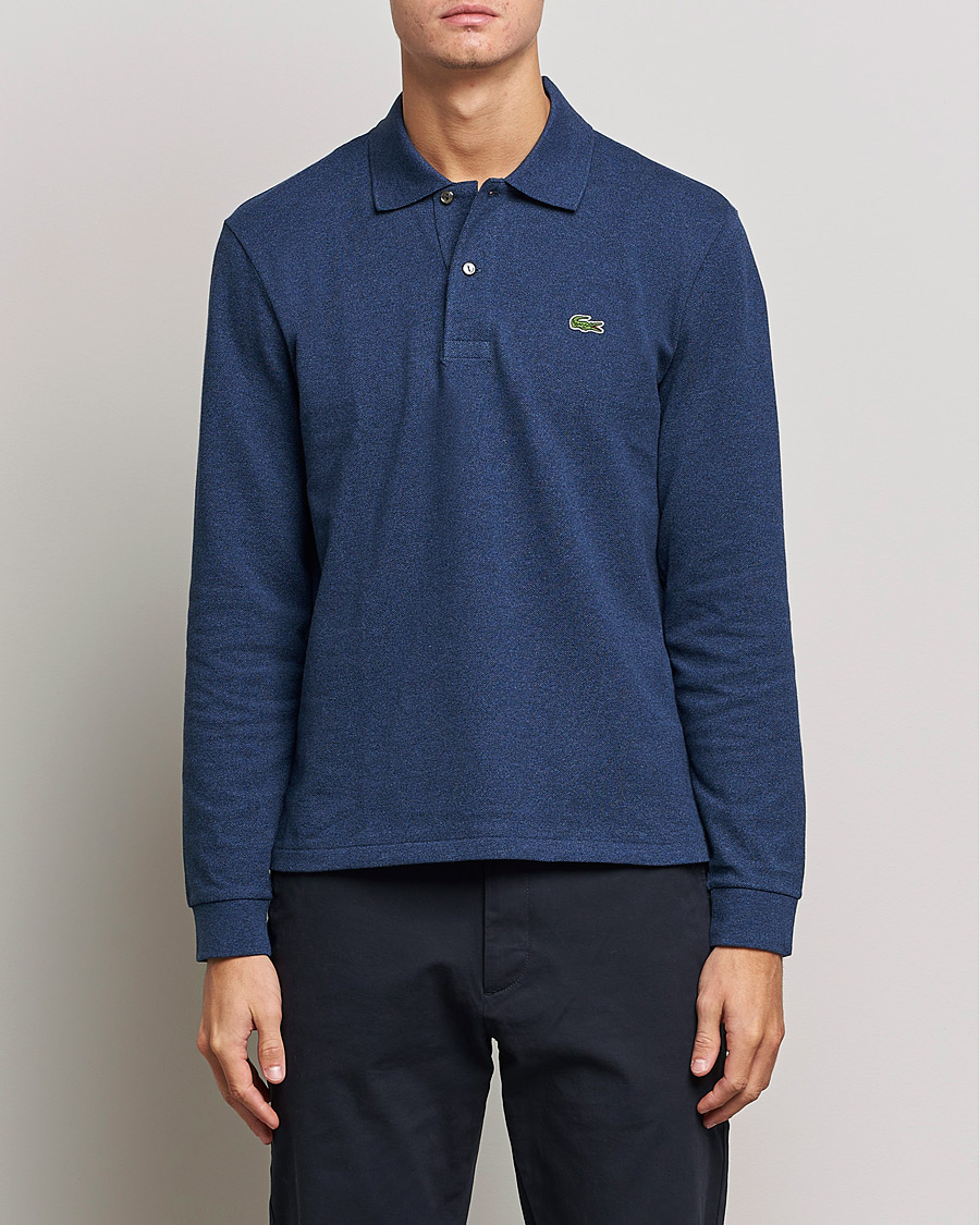 Men | Sweaters & Knitwear | Lacoste | Long Sleeve Polo Dark Indigo Blue