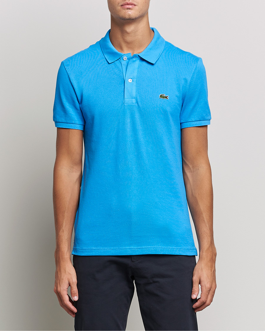 Men | Polo Shirts | Lacoste | Slim Fit Polo Piké Argentine Blue