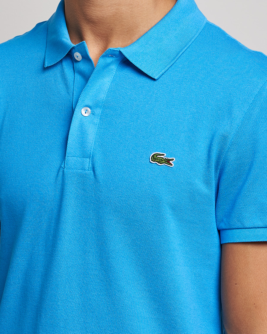 Men | Polo Shirts | Lacoste | Slim Fit Polo Piké Argentine Blue