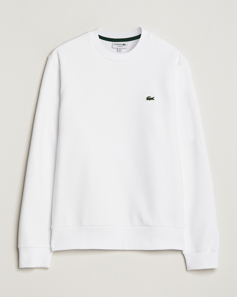 Men | Sweaters & Knitwear | Lacoste | Crew Neck Sweatshirt White