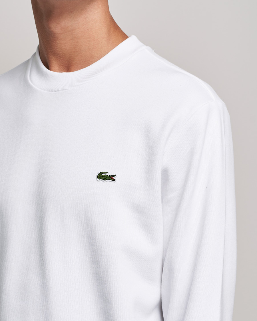 Men | Sweaters & Knitwear | Lacoste | Crew Neck Sweatshirt White