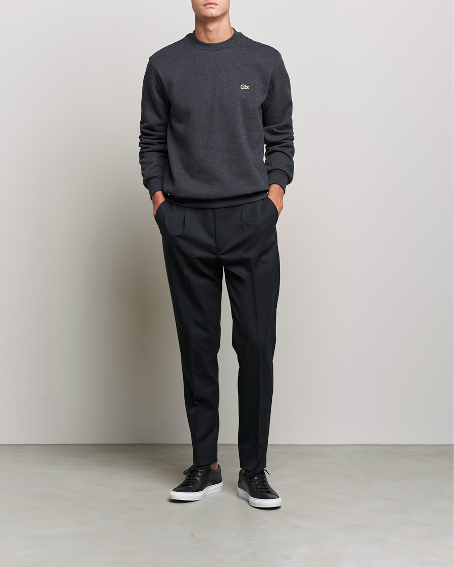 Men | Sweaters & Knitwear | Lacoste | Crew Neck Sweatshirt Lightning Chine