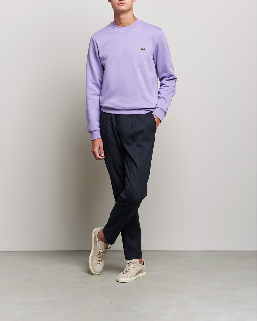 Men |  | Lacoste | Crew Neck Sweatshirt Neva Purple
