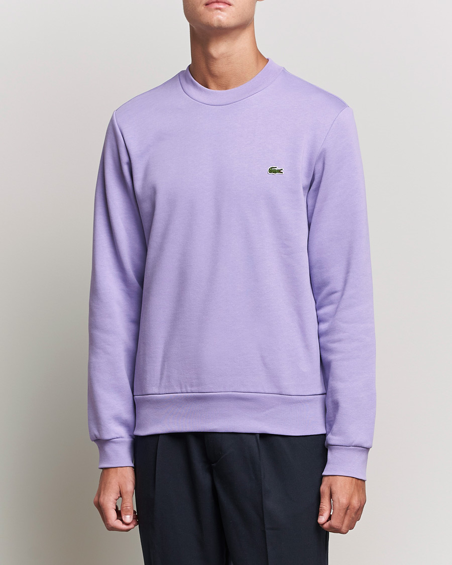 Men | Sweaters & Knitwear | Lacoste | Crew Neck Sweatshirt Neva Purple