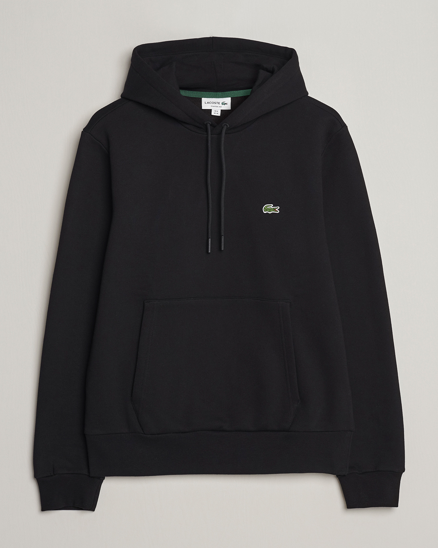 Men | Sweaters & Knitwear | Lacoste | Hoodie Black