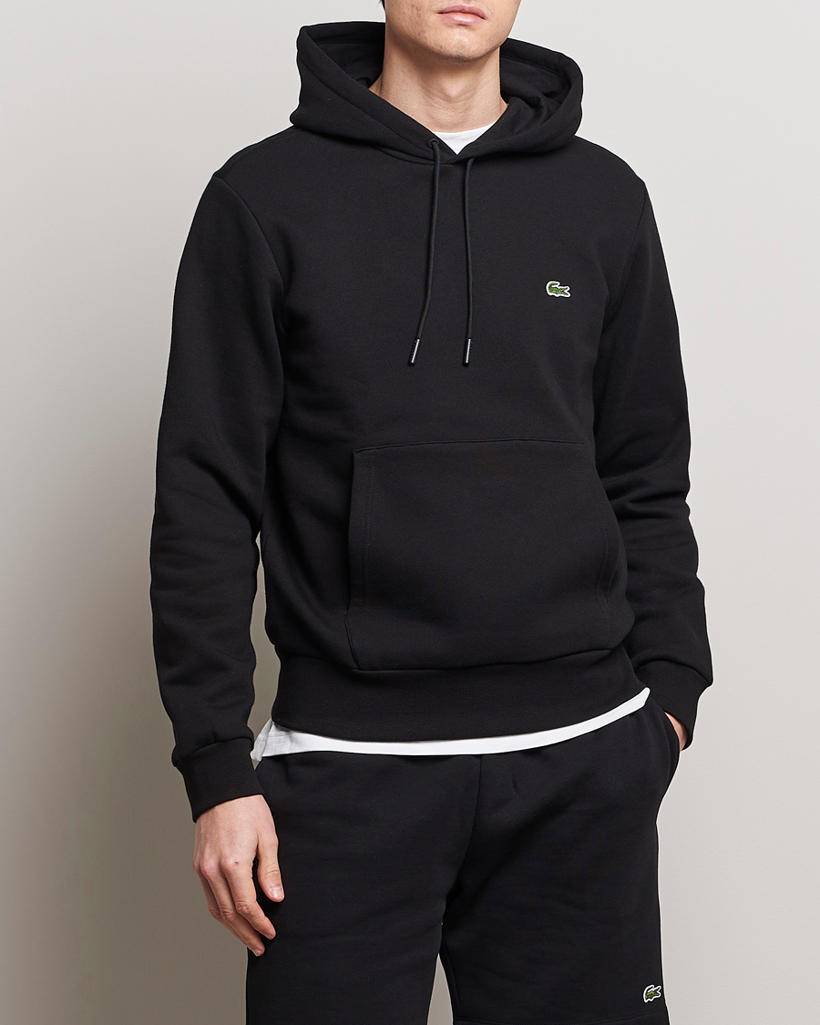 Men | Sweaters & Knitwear | Lacoste | Hoodie Black