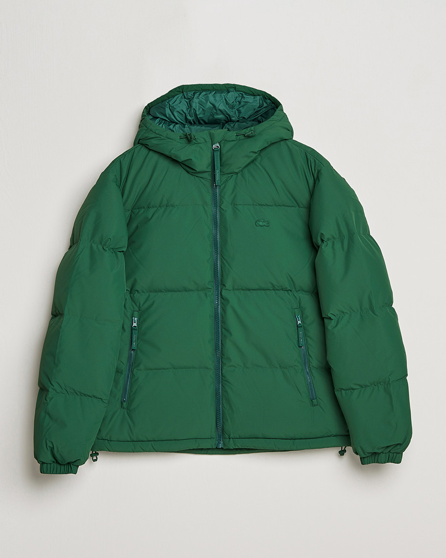 Men | Coats & Jackets | Lacoste | Hooded Lightweight Jacket Green