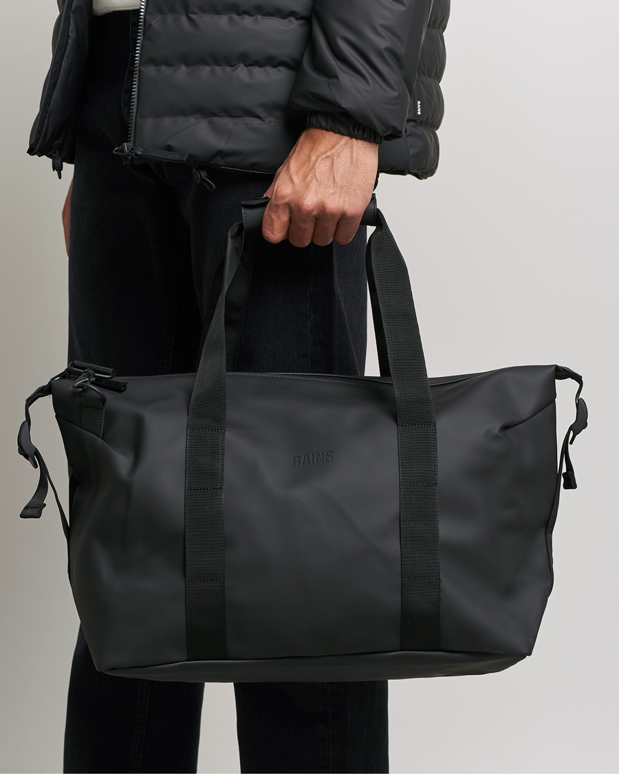Men | Weekend Bags | RAINS | Small Weekendbag Black