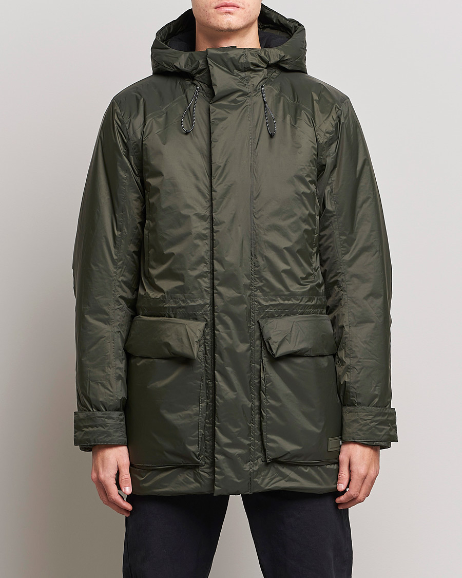 Men | Coats & Jackets | RAINS | Alpine Nylon Parka Green