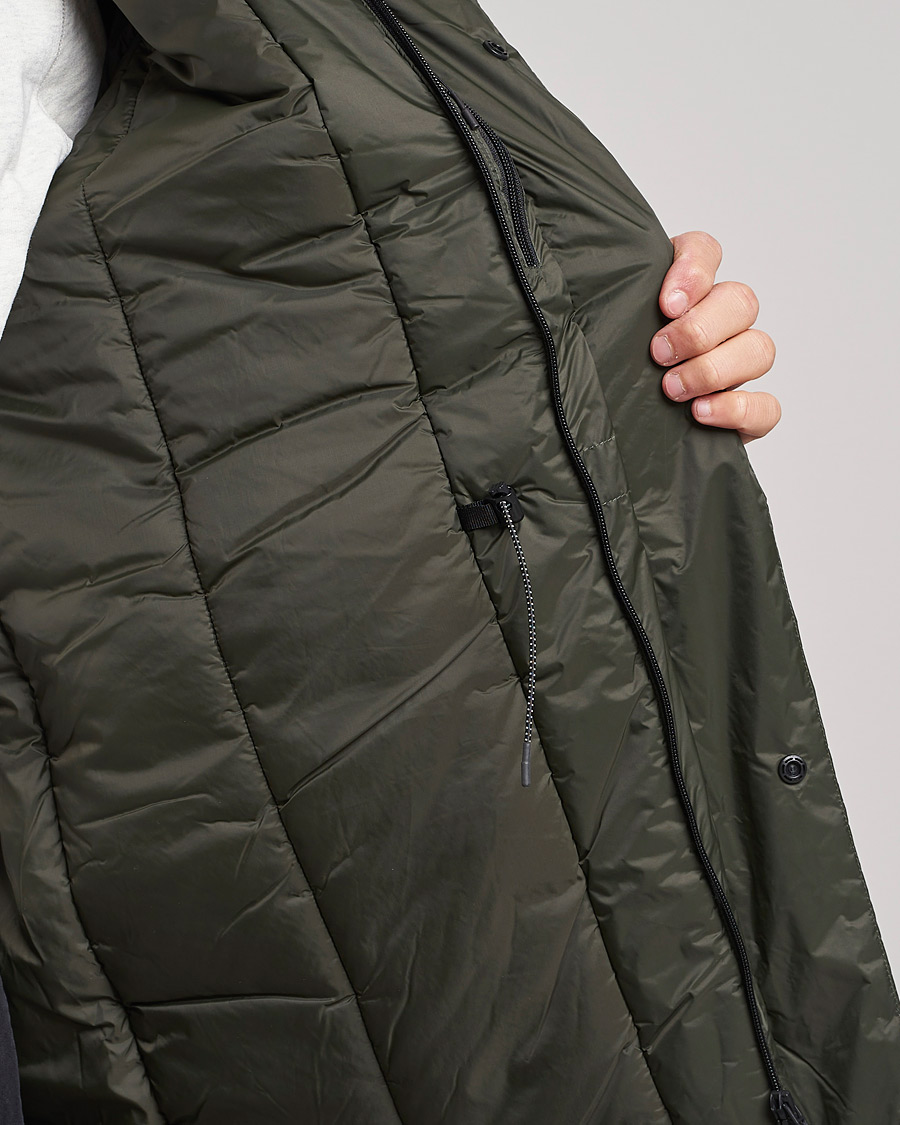 Men | Coats & Jackets | RAINS | Alpine Nylon Parka Green