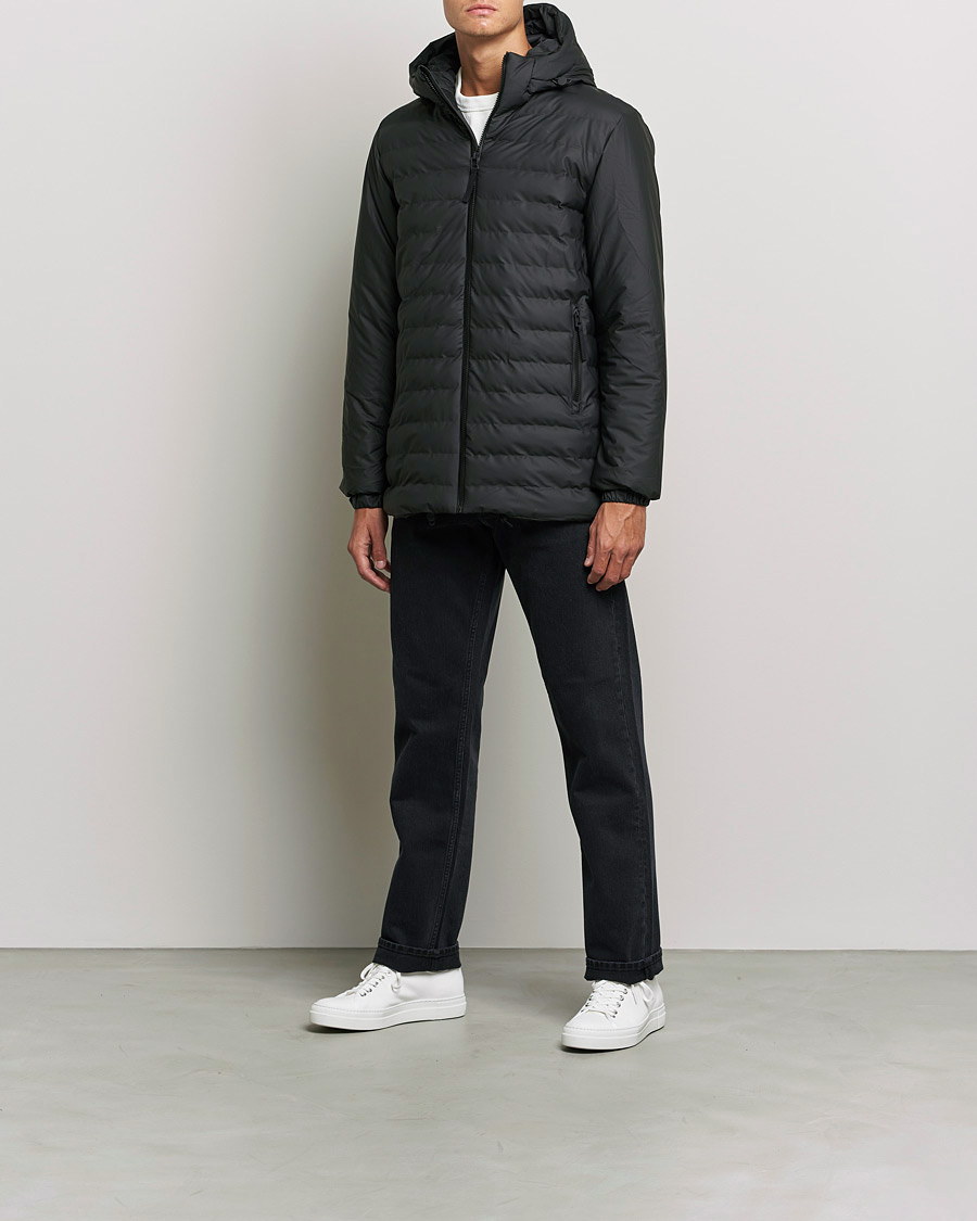 Men | Coats & Jackets | RAINS | Trekker Hooded Jacket Black