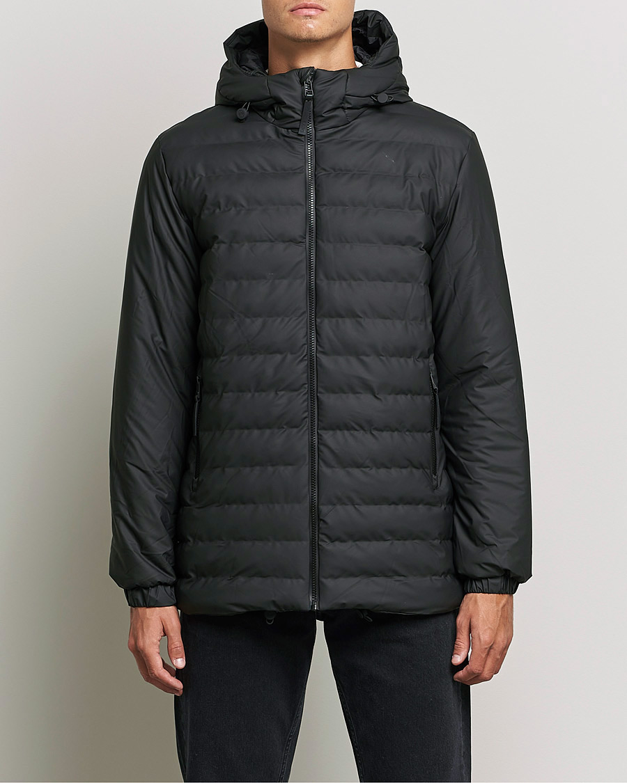 Men | Coats & Jackets | RAINS | Trekker Hooded Jacket Black