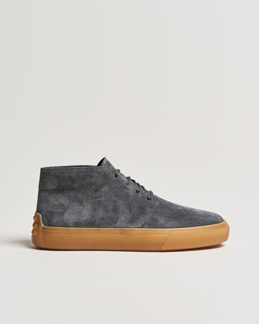 Men | Tod's Casetta Chukka Boots Dark Grey Suede | Tod's | Casetta Chukka Boots Dark Grey Suede
