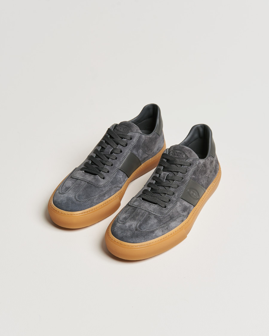 Men | Tod's | Tod's | Casetta Sneakers Dark Grey Suede