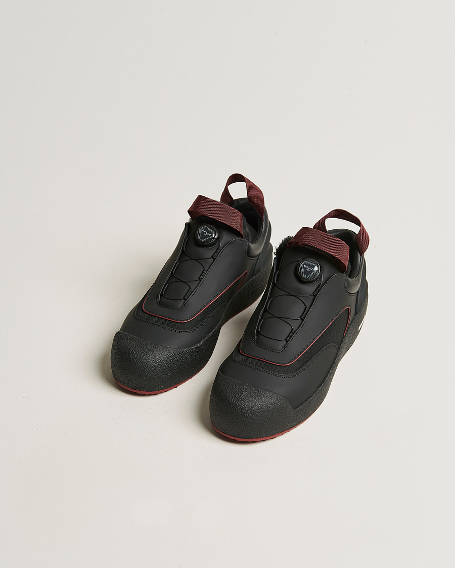 Men | Bally Curtys Curling Sneaker Black/Heritage Red | Bally | Curtys Curling Sneaker Black/Heritage Red
