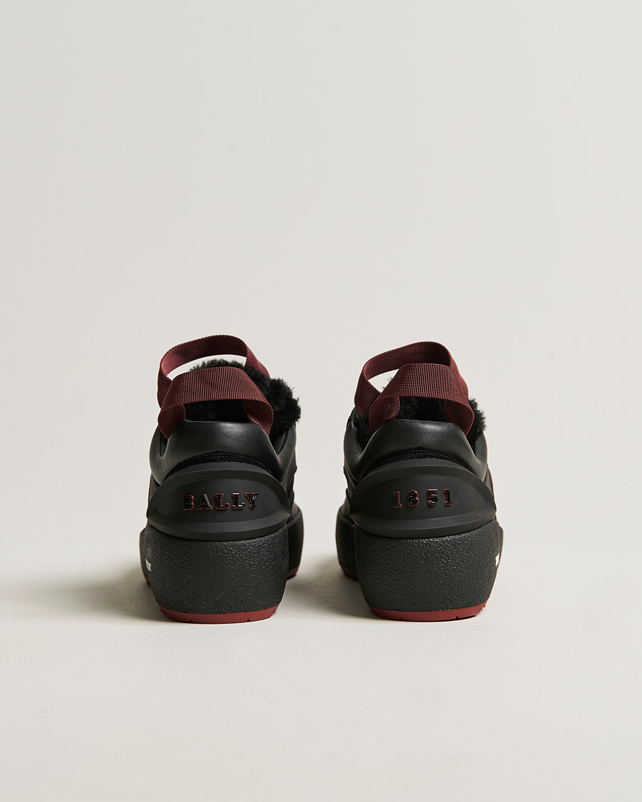 Men | Bally Curtys Curling Sneaker Black/Heritage Red | Bally | Curtys Curling Sneaker Black/Heritage Red