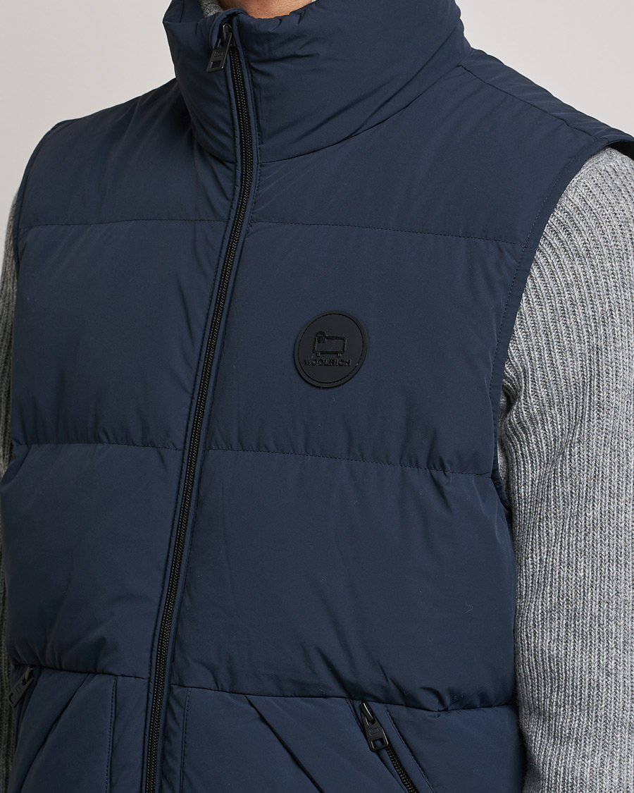 Men | Coats & Jackets | Woolrich | Sierra Supreme Vest Melton Blue
