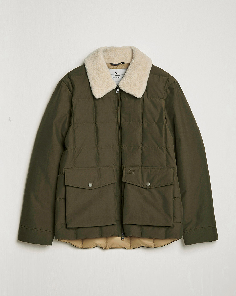 Men | Coats & Jackets | Woolrich | Duster Blizzard Jacket Dark Green