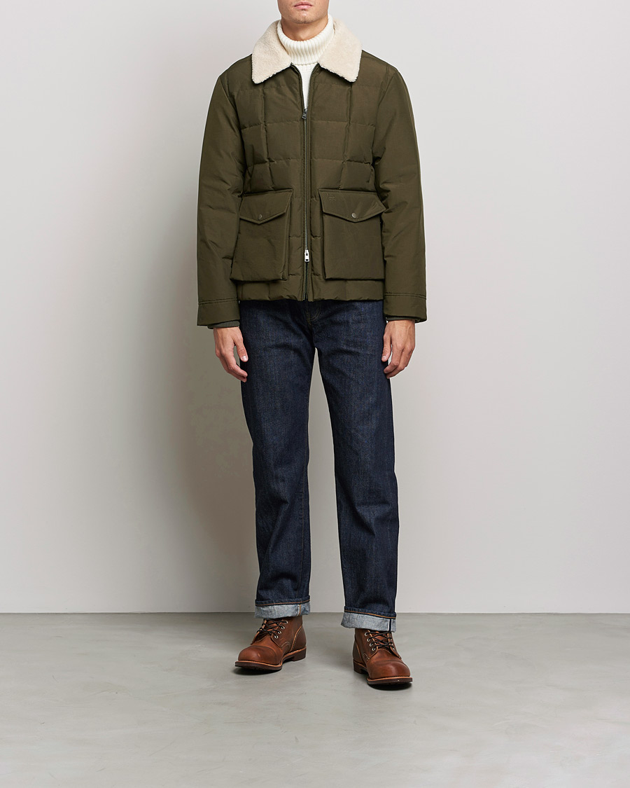 Men | Coats & Jackets | Woolrich | Duster Blizzard Jacket Dark Green