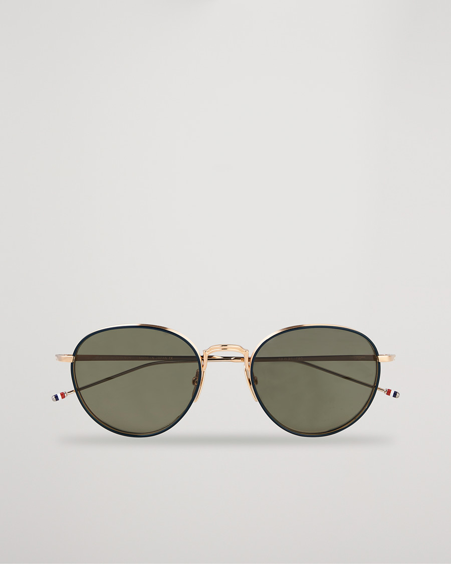 Men | Thom Browne | Thom Browne | TB-S119 Sunglasses Navy/White Gold