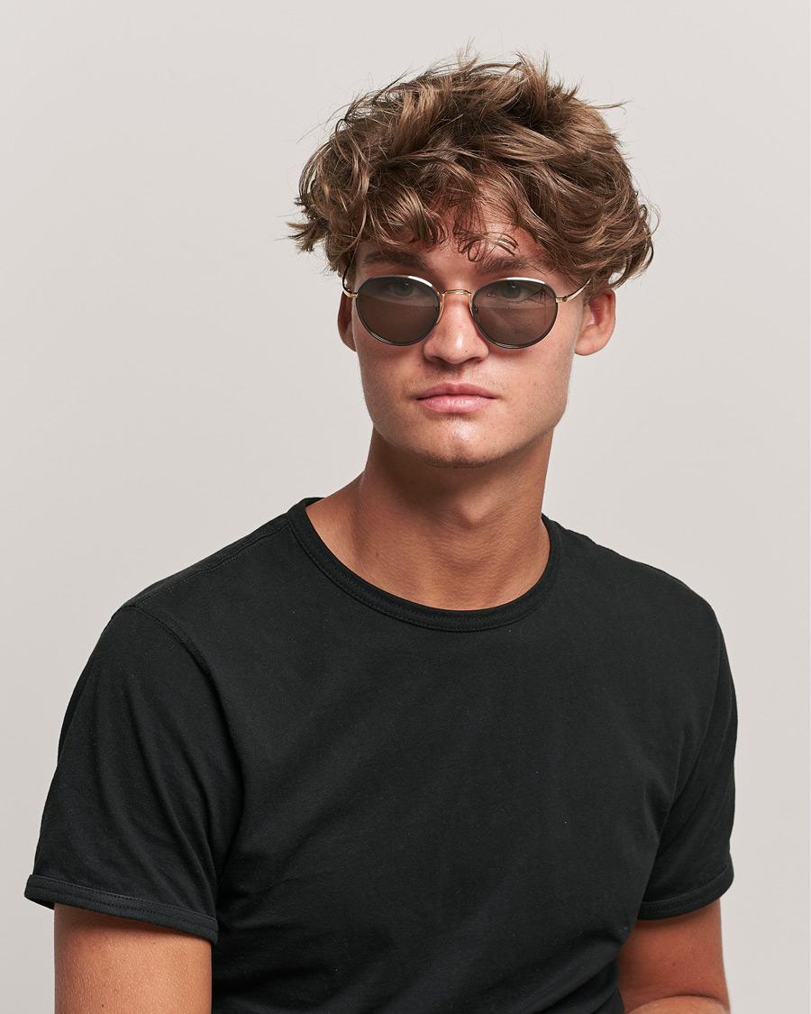 Men | Thom Browne TB-S119 Sunglasses Navy/White Gold | Thom Browne | TB-S119 Sunglasses Navy/White Gold