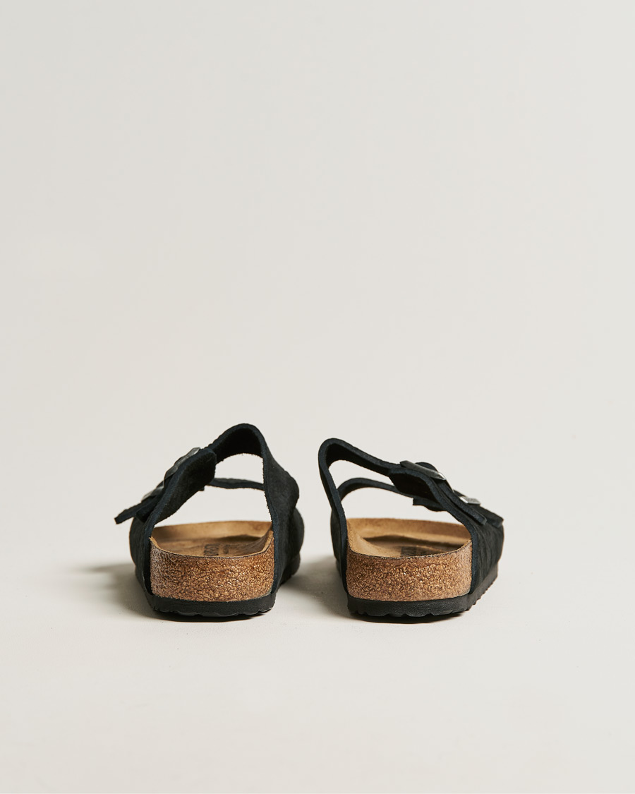 Men | Sandals & Slides | BIRKENSTOCK | Arizona Classic Footbed Desert Black Nubuck