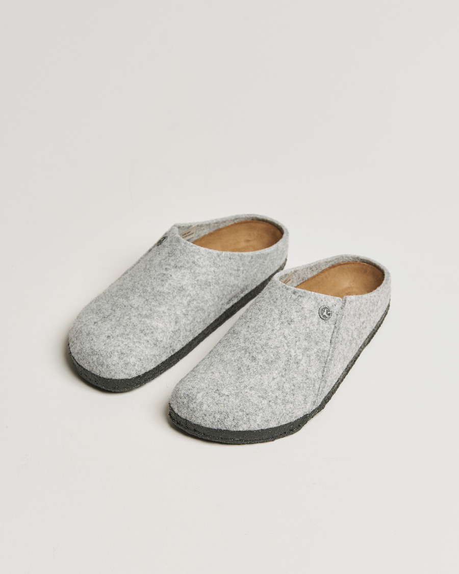 Men | Sandals & Slides | BIRKENSTOCK | Zermatt Light Grey Wool Felt