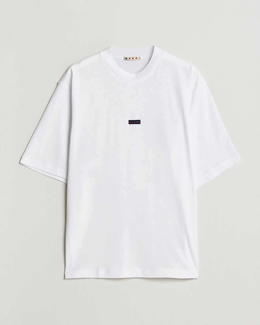 Men |  | Marni | Logo Applied T-Shirt White