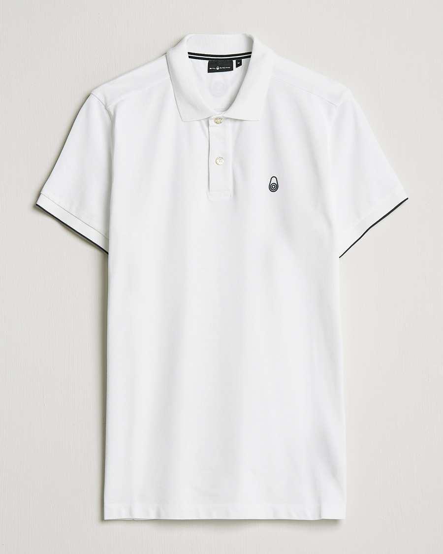 Men | Polo Shirts | Sail Racing | Bowman Polo White