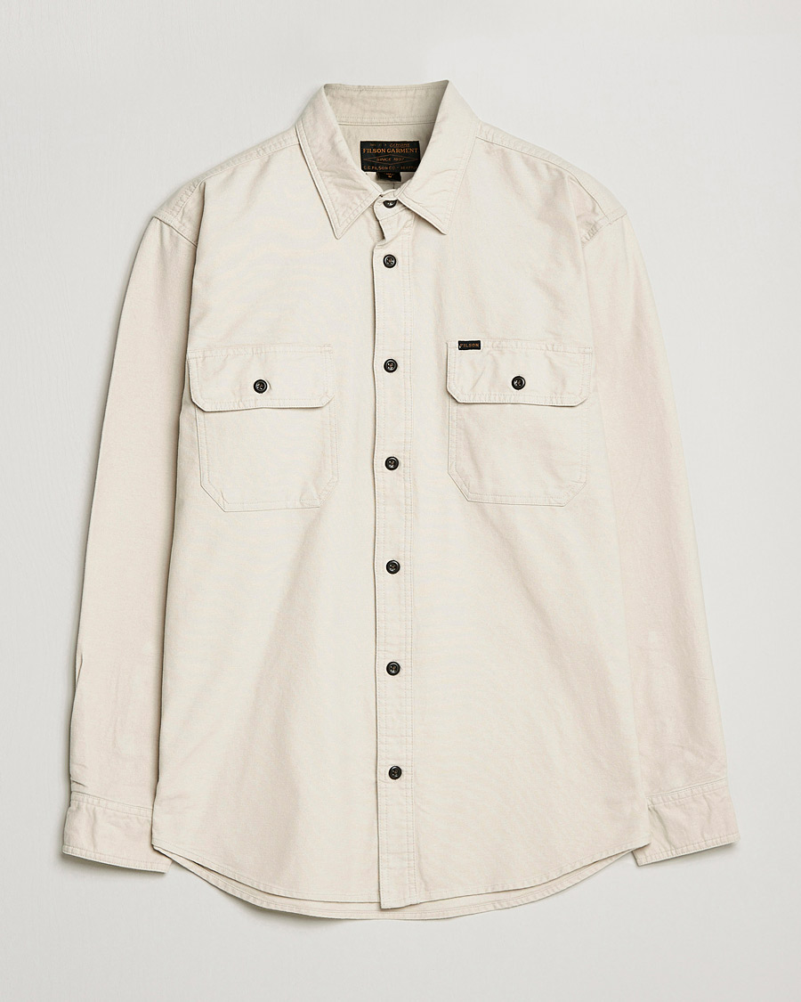Men | Shirts | Filson | Field Flannel Shirt Natural