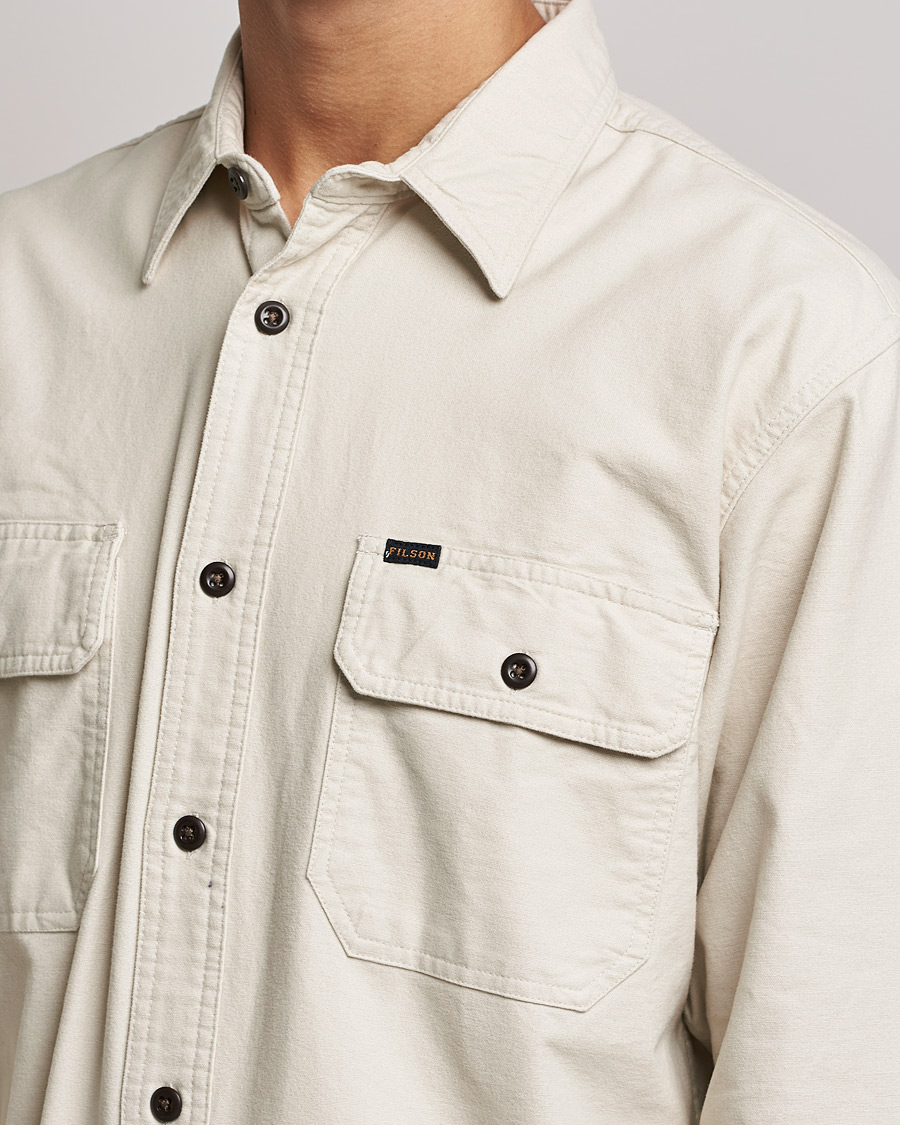 Men | Shirts | Filson | Field Flannel Shirt Natural