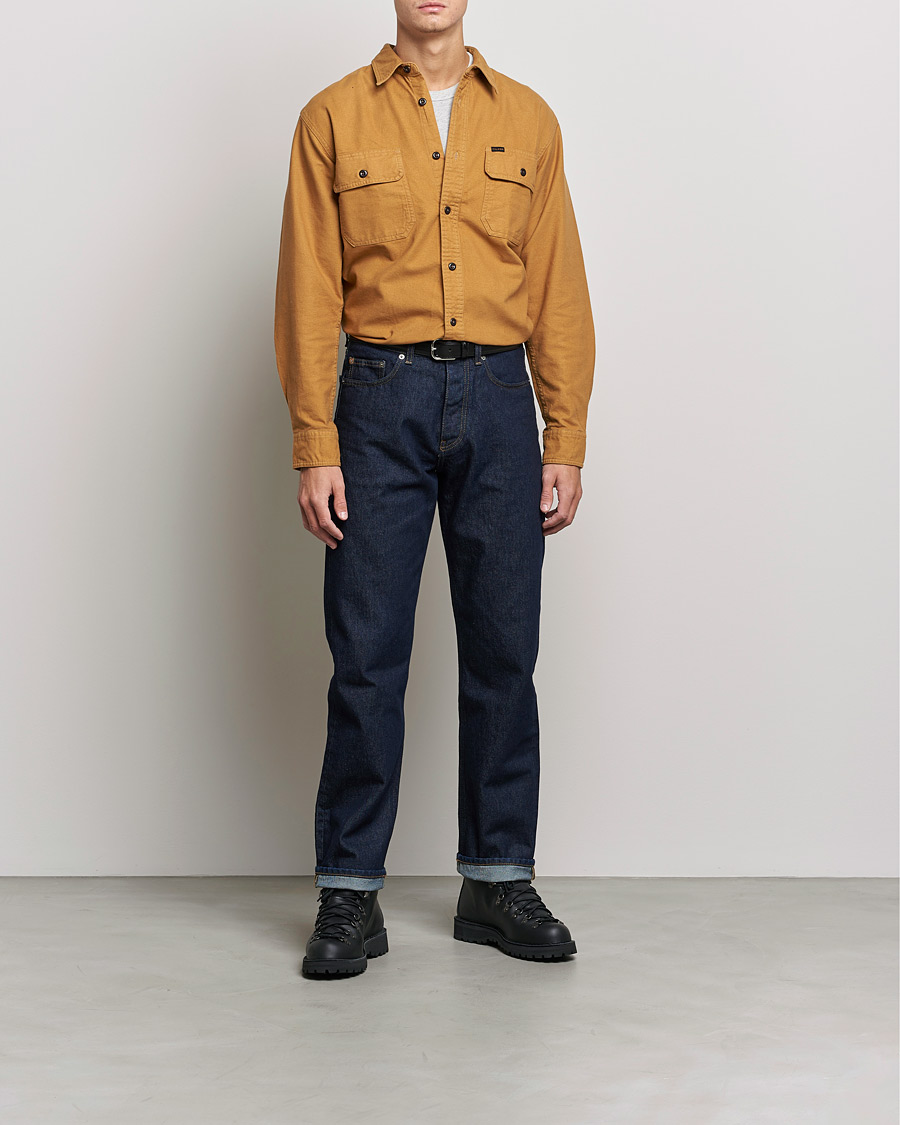 Men |  | Filson | Field Flannel Shirt Nubuck Tan