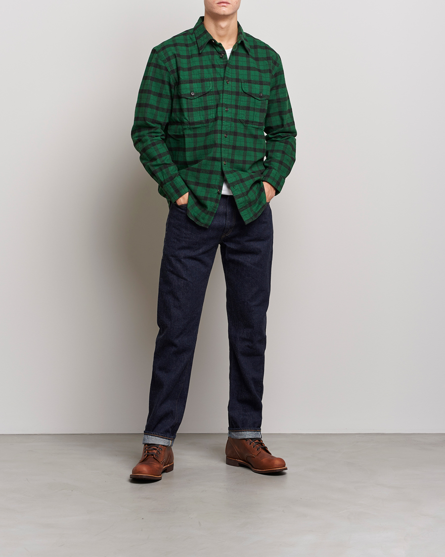 Men | Shirts | Filson | Alaskan Guide Shirt Bottle Green Black