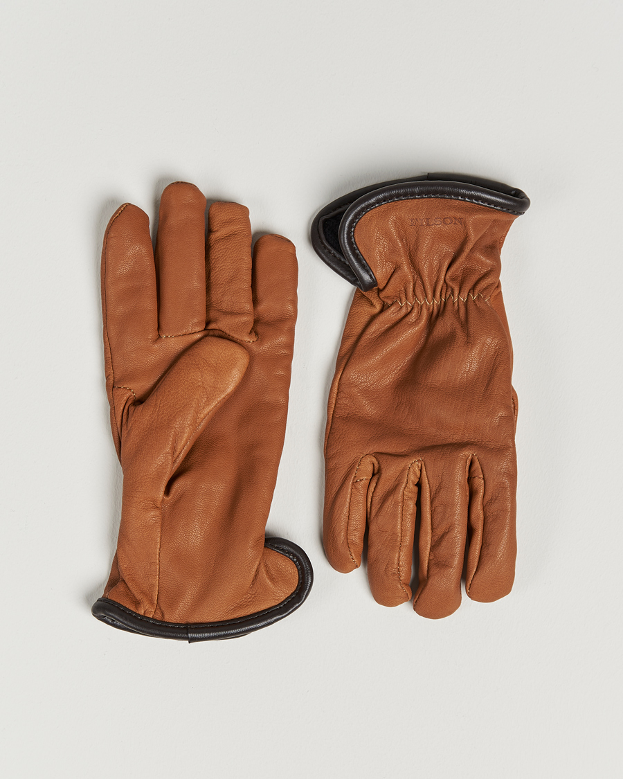 Men | Filson Original Lined Goatskin Gloves Saddle Brown | Filson | Original Lined Goatskin Gloves Saddle Brown