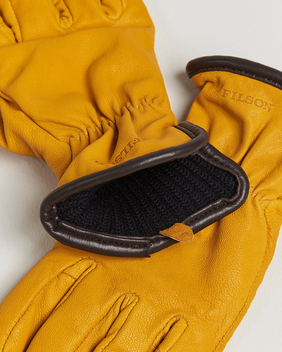 Men |  | Filson | Original Lined Goatskin Gloves Tan