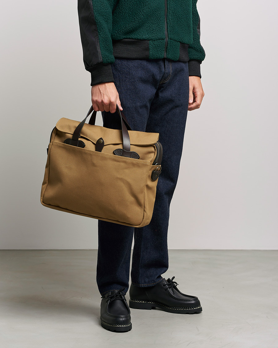 Men | Bags | Filson | Original Briefcase Tan