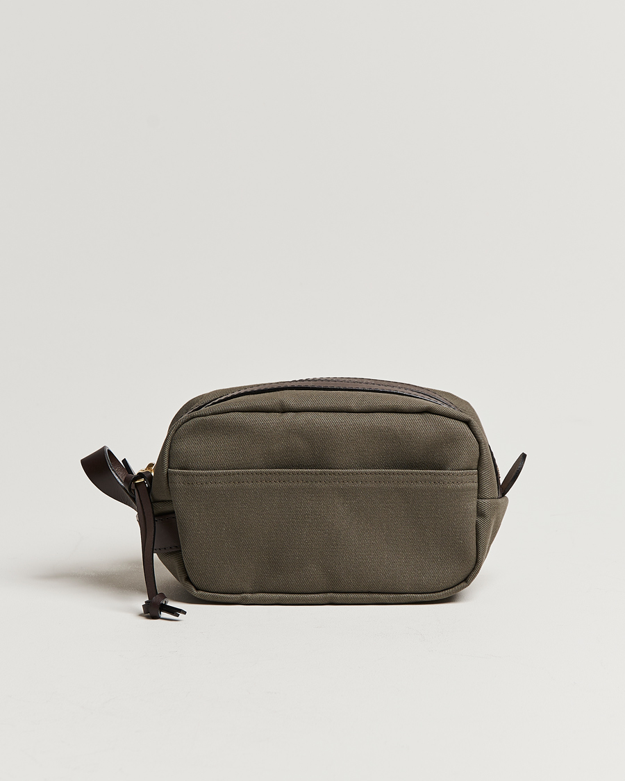 Men | Wash Bags | Filson | Rugged Twill Travel Pack Otter Green