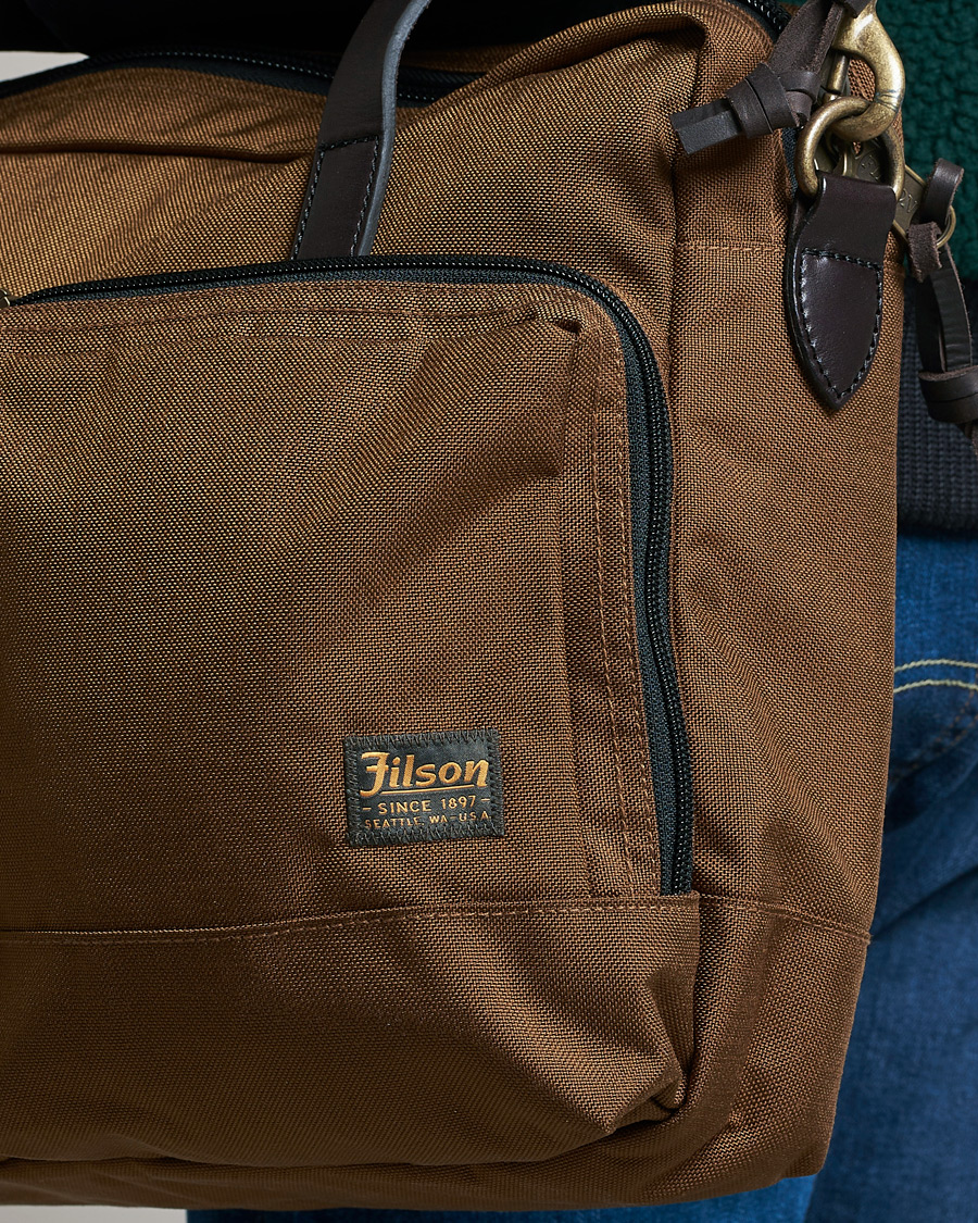 Men | Filson Dryden Cordura Nylon Briefcase Whiskey | Filson | Dryden Cordura Nylon Briefcase Whiskey