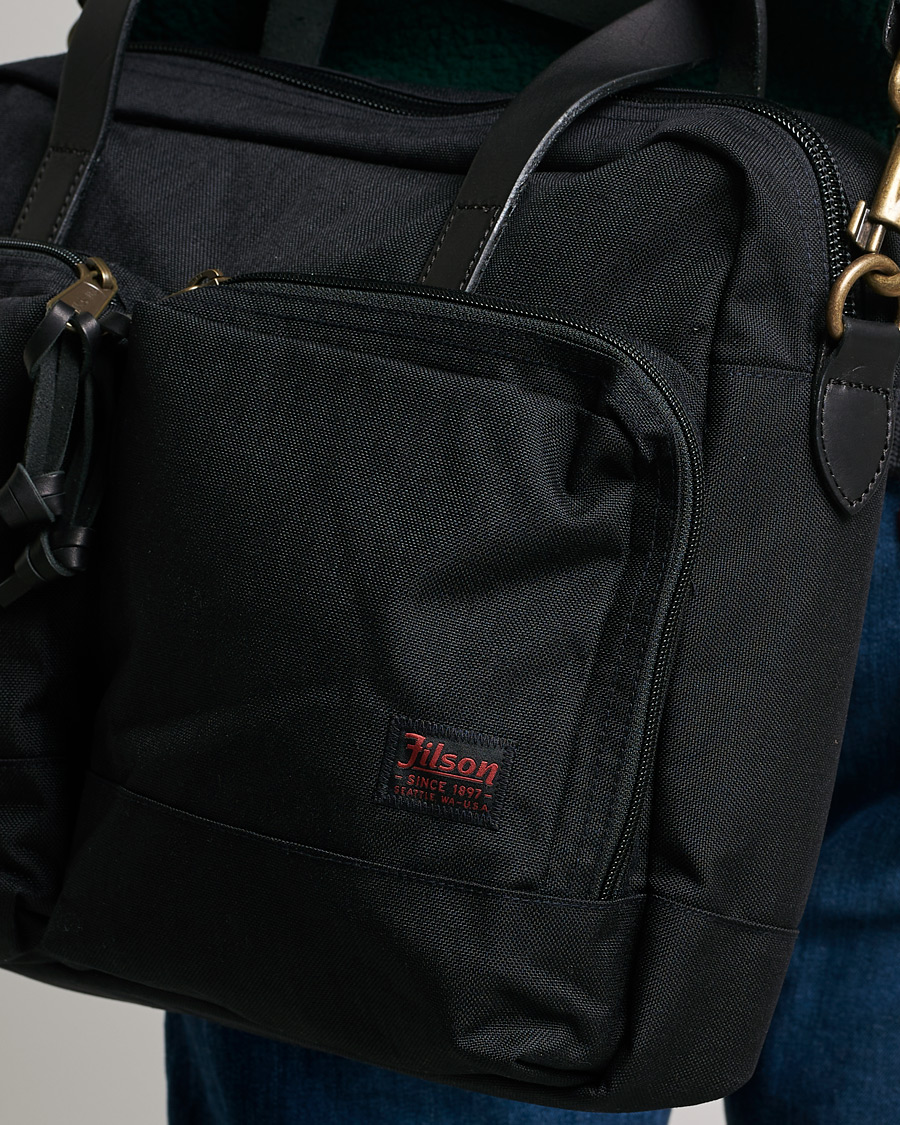 Men | Filson Dryden Cordura Nylon Briefcase Dark Navy | Filson | Dryden Cordura Nylon Briefcase Dark Navy