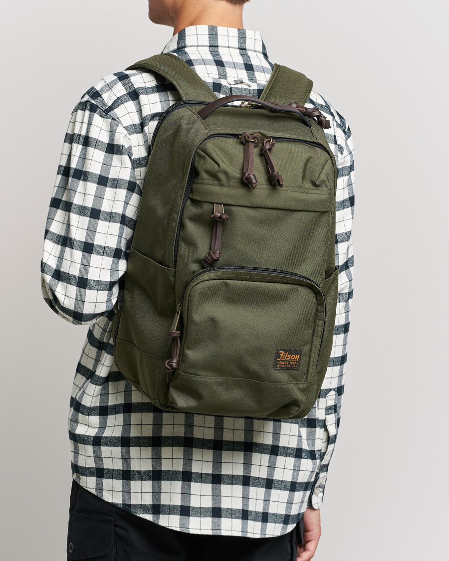 Men |  | Filson | Dryden Cordura Nylon Backpack Otter Green