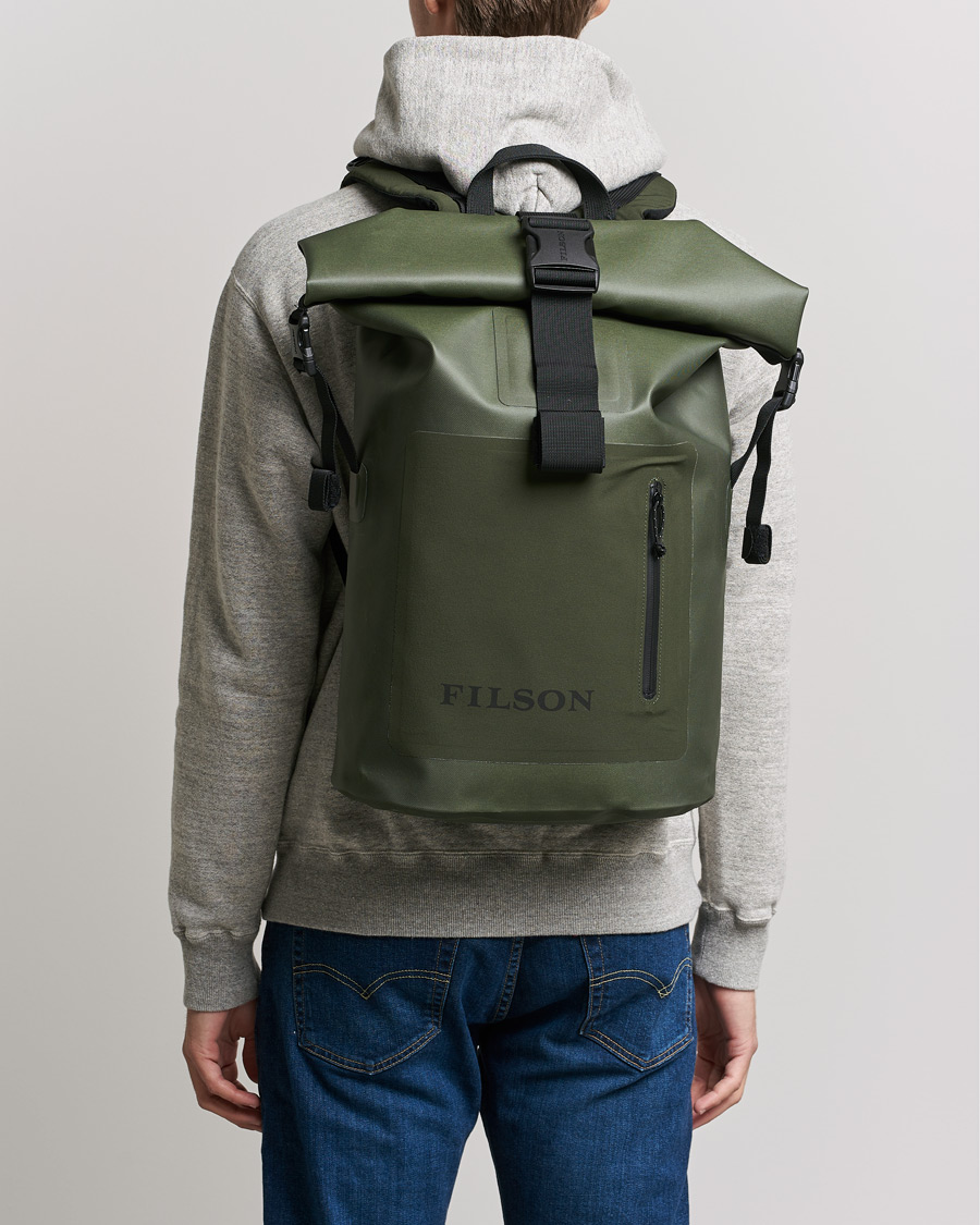Men | Backpacks | Filson | Dry Backpack Green