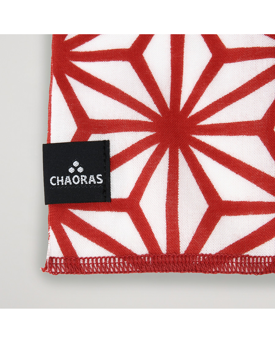 Men | Beams Japan Chaoras Hand Towel White/Red | Beams Japan | Chaoras Hand Towel White/Red
