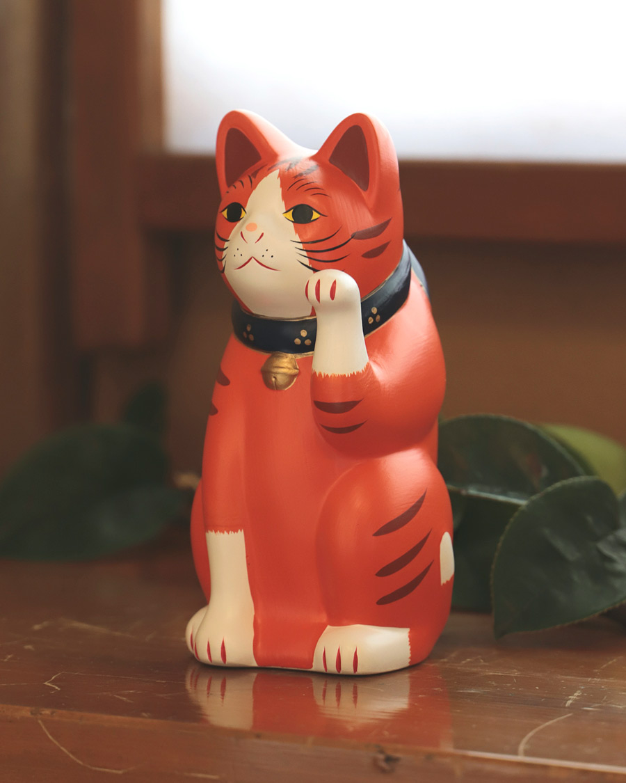 Men |  | Beams Japan | Chugai Toen Fortune Cat Orange